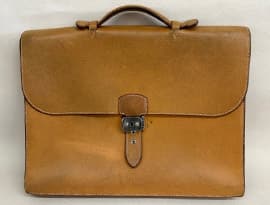 hermesバッグシミ汚れ修復事例ビフォー