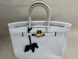 エルメスバーキンハンドル制作交換事例ビフォー