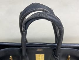 エルメスバーキンハンドル制作交換事例ビフォー