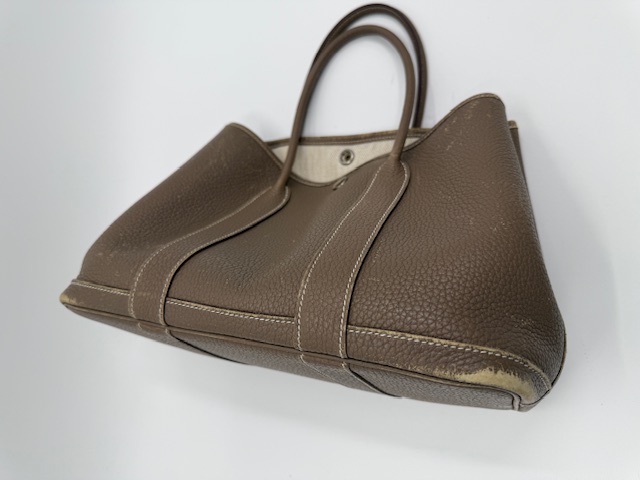 エルメスガーデンパーティ色褪せや擦れ、型崩れのメンテナンス