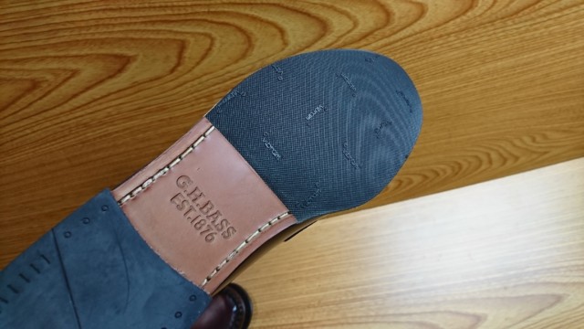 G.H.BASSローファー ハーフソール