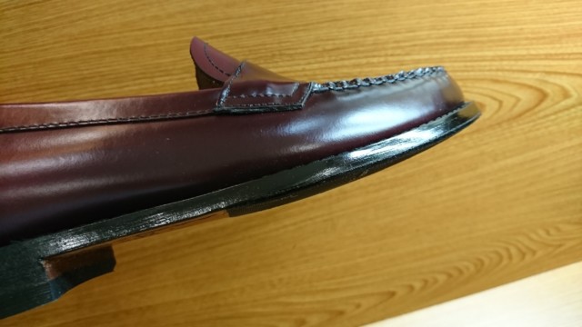 G.H.BASSローファー ハーフソール