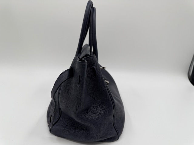 エルメス バッグ修理 バーキンの角擦れと型崩れ ビフォー③