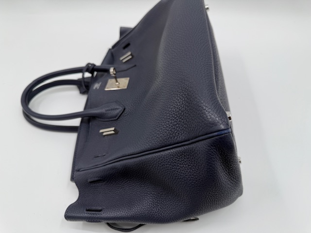 エルメス バッグ修理 バーキンの角擦れと型崩れ ビフォー②