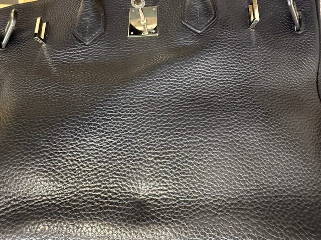 エルメス バッグ修理　バーキンの凹み・型崩れ修理　ビフォー⑤