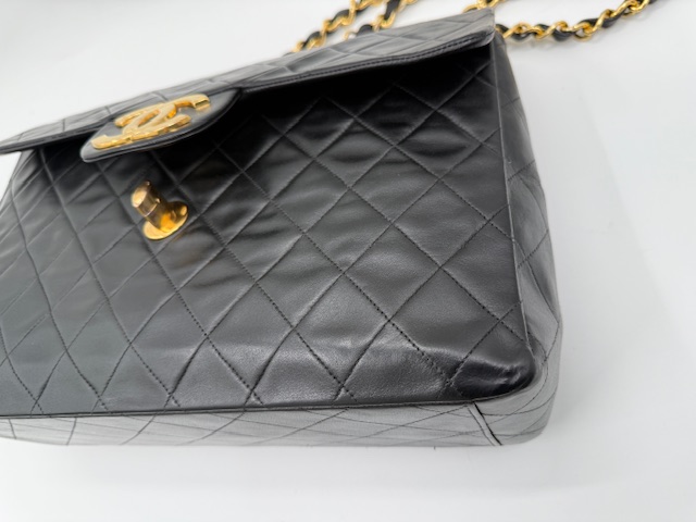 シャネル バッグ修理 色あせ角擦れ型崩れのケア アフター②