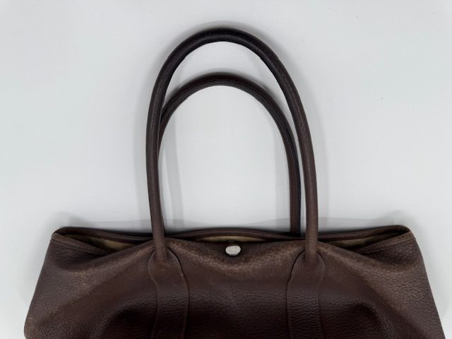 エルメス バッグ修理 ガーデンパーティの色褪せと型崩れのケア ビフォー④