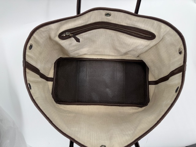 エルメス バッグ修理 ガーデンパーティの色褪せと型崩れのケア アフター②