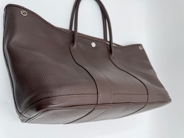 エルメス バッグ修理 ガーデンパーティの色褪せと型崩れのケア アフター③