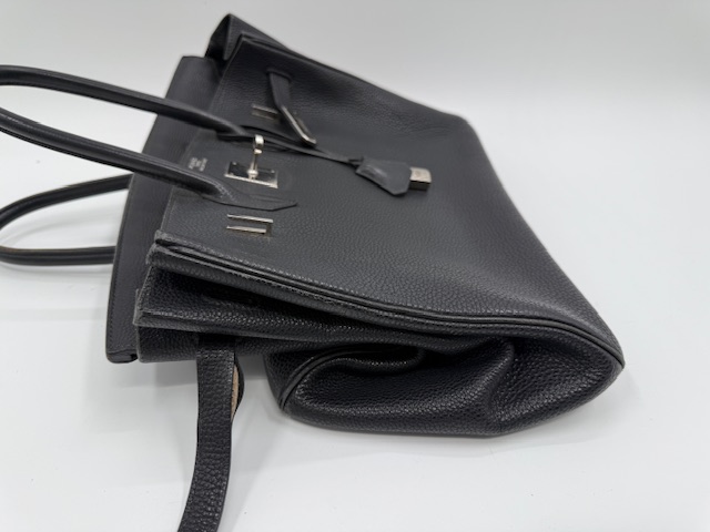 エルメスバーキンがぺたんこになった型崩れ修理事例 ビフォー